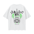 T-shirt Streetwear Wrath Carved Blanc