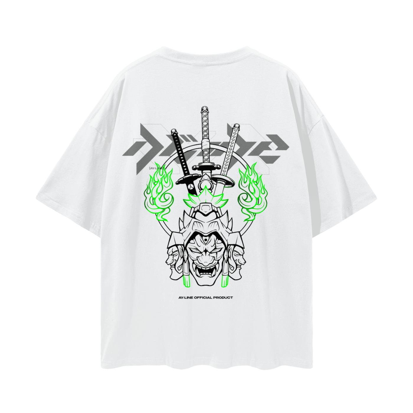 T-shirt Streetwear Wrath Carved Blanc