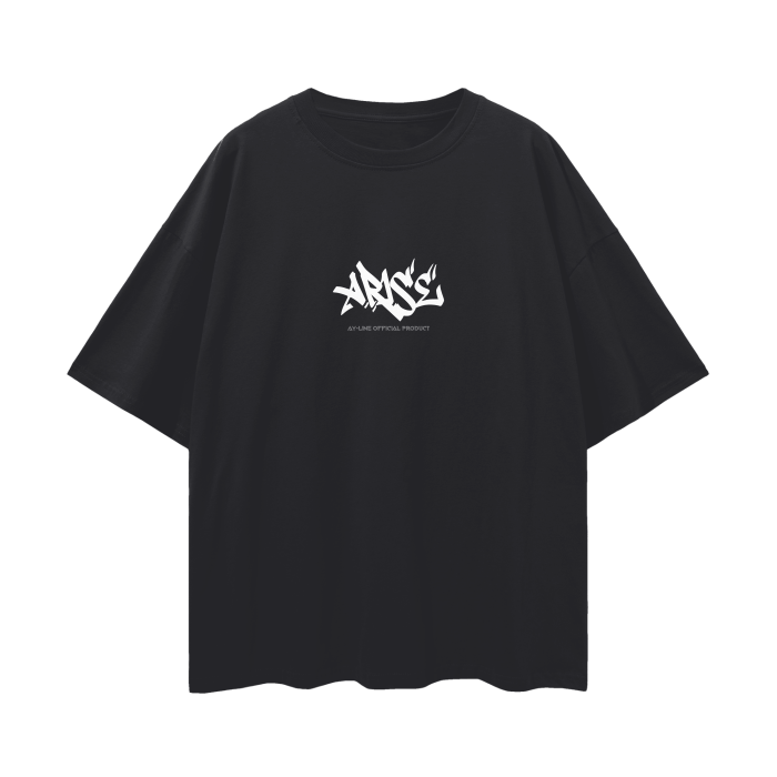 T-shirt Streetwear God Statue Noir