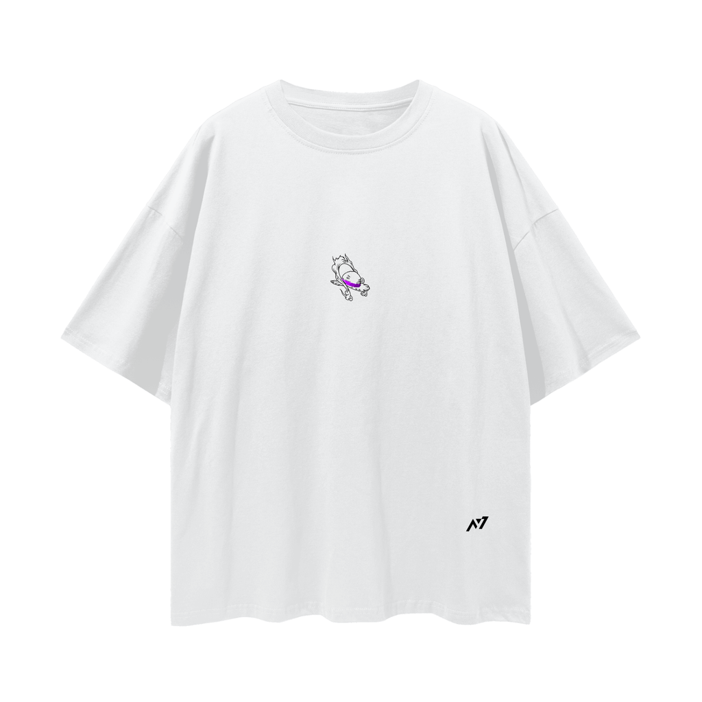 T-shirt Streetwear Awakened Pulse Blanc