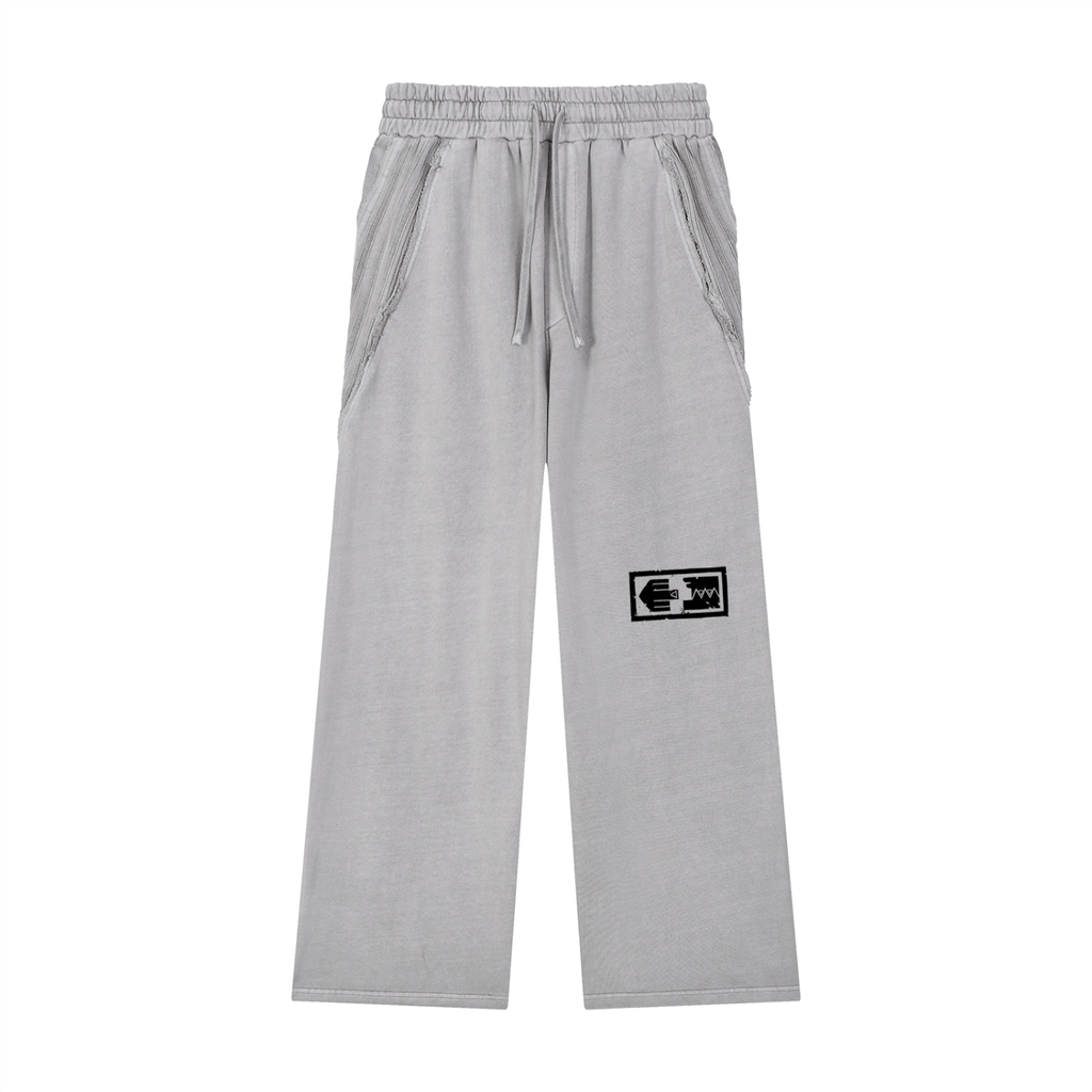 Pantalon Snow Délavé Tape Raw Edge