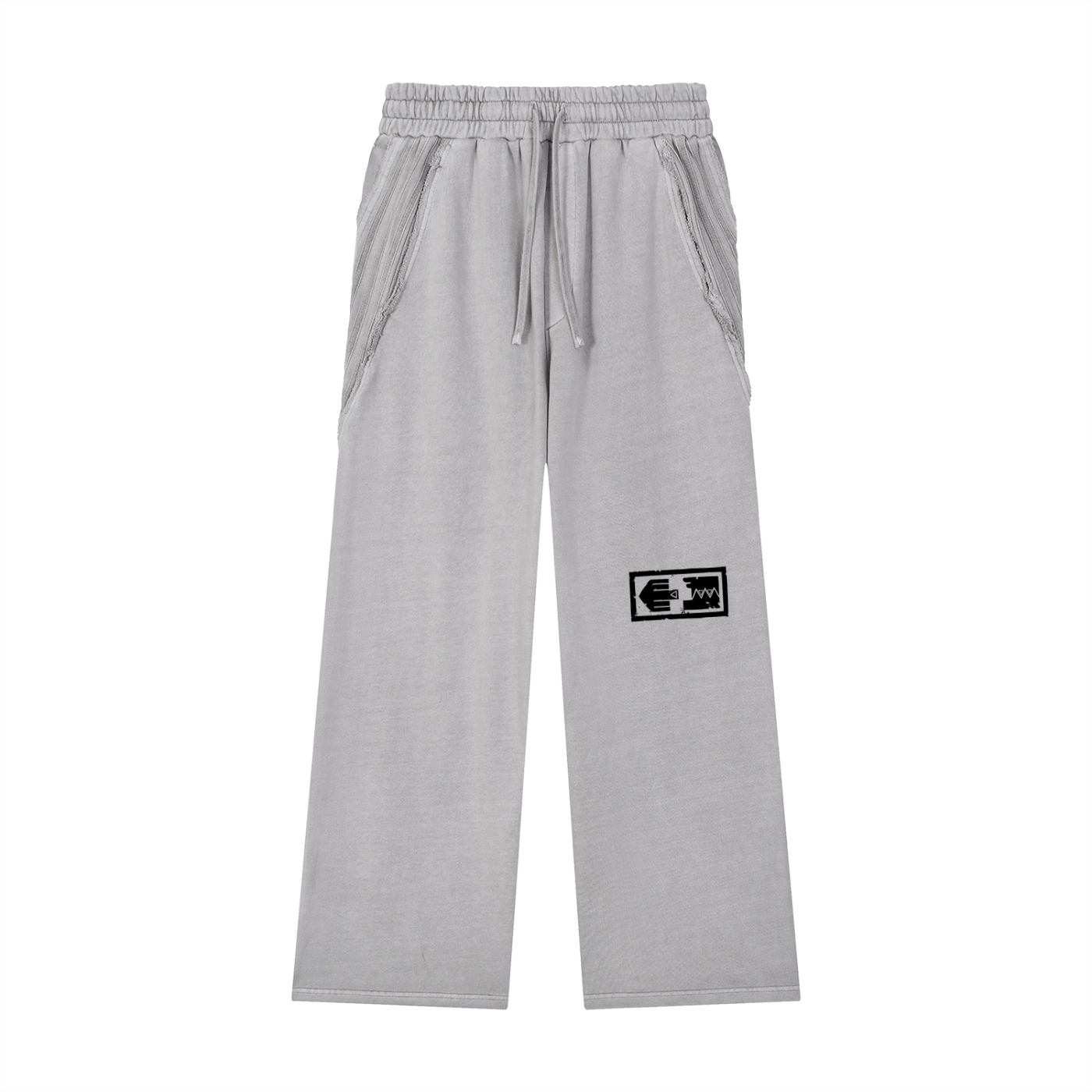 Pantalon Snow Délavé Tape Raw Edge
