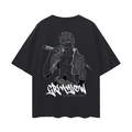 T-shirt Streetwear Feral Strike Graffiti Noir