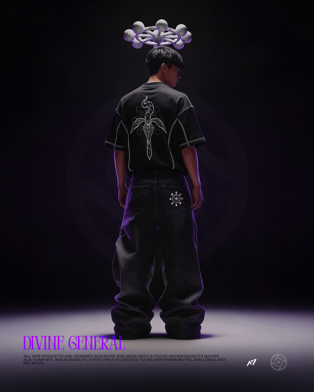 T-shirt Streetwear Divine General