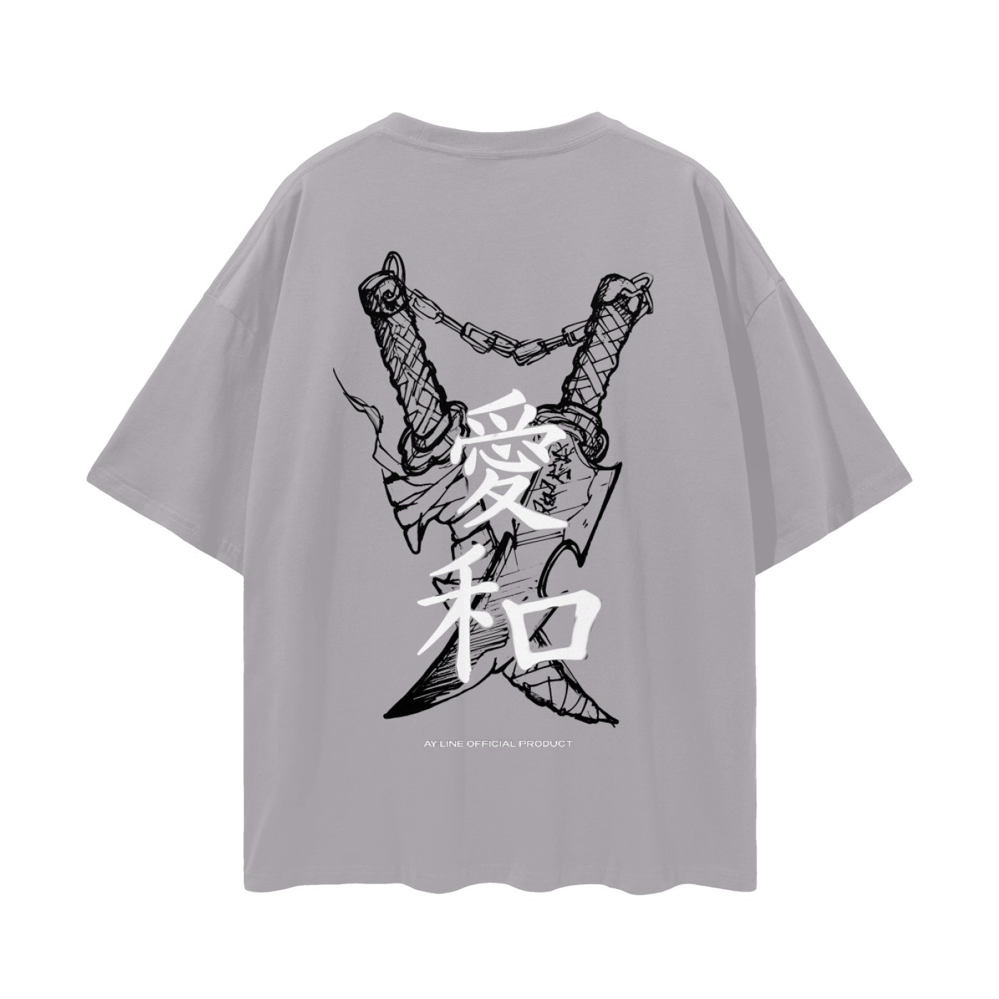 T-shirt Streetwear Duality Gris