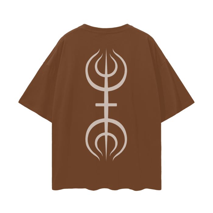 T-shirt Streetwear Nature’s Heart Marron