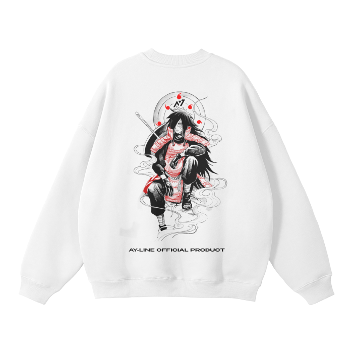 Sweatshirt Streetwear Eye of the Moon Blanc