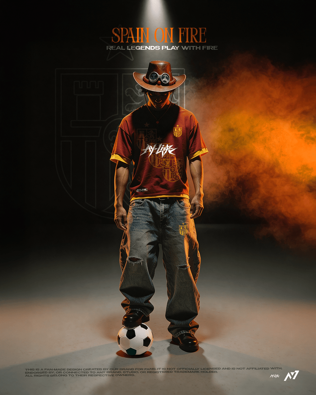 T-shirt Spain On Fire