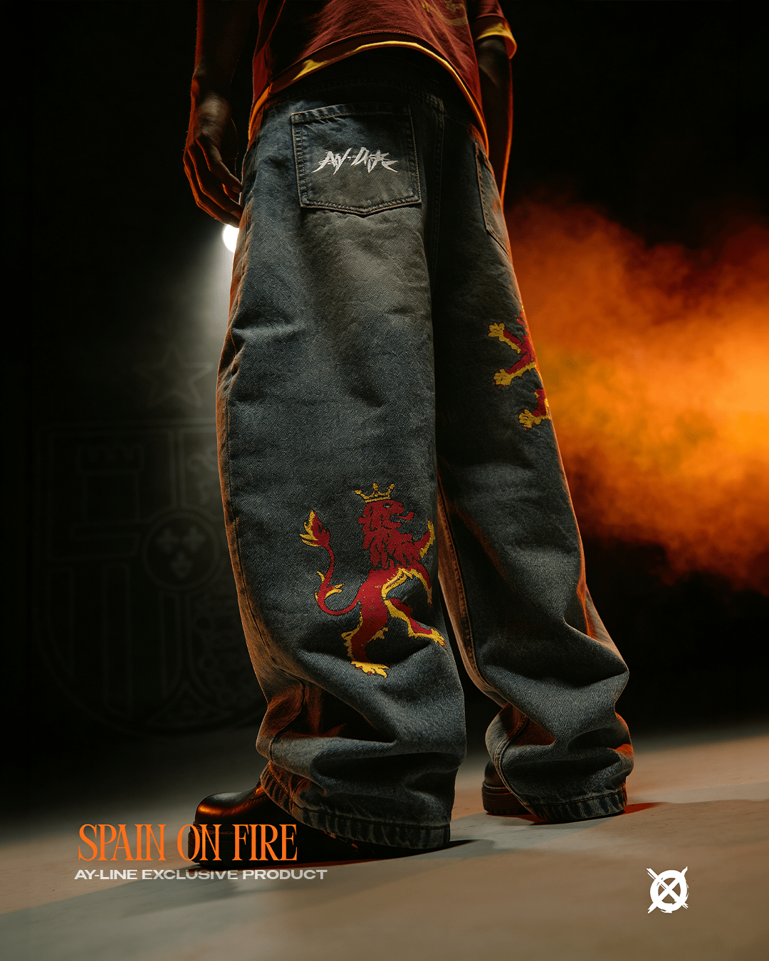 Jeans Spain Barrel Leg On Fire