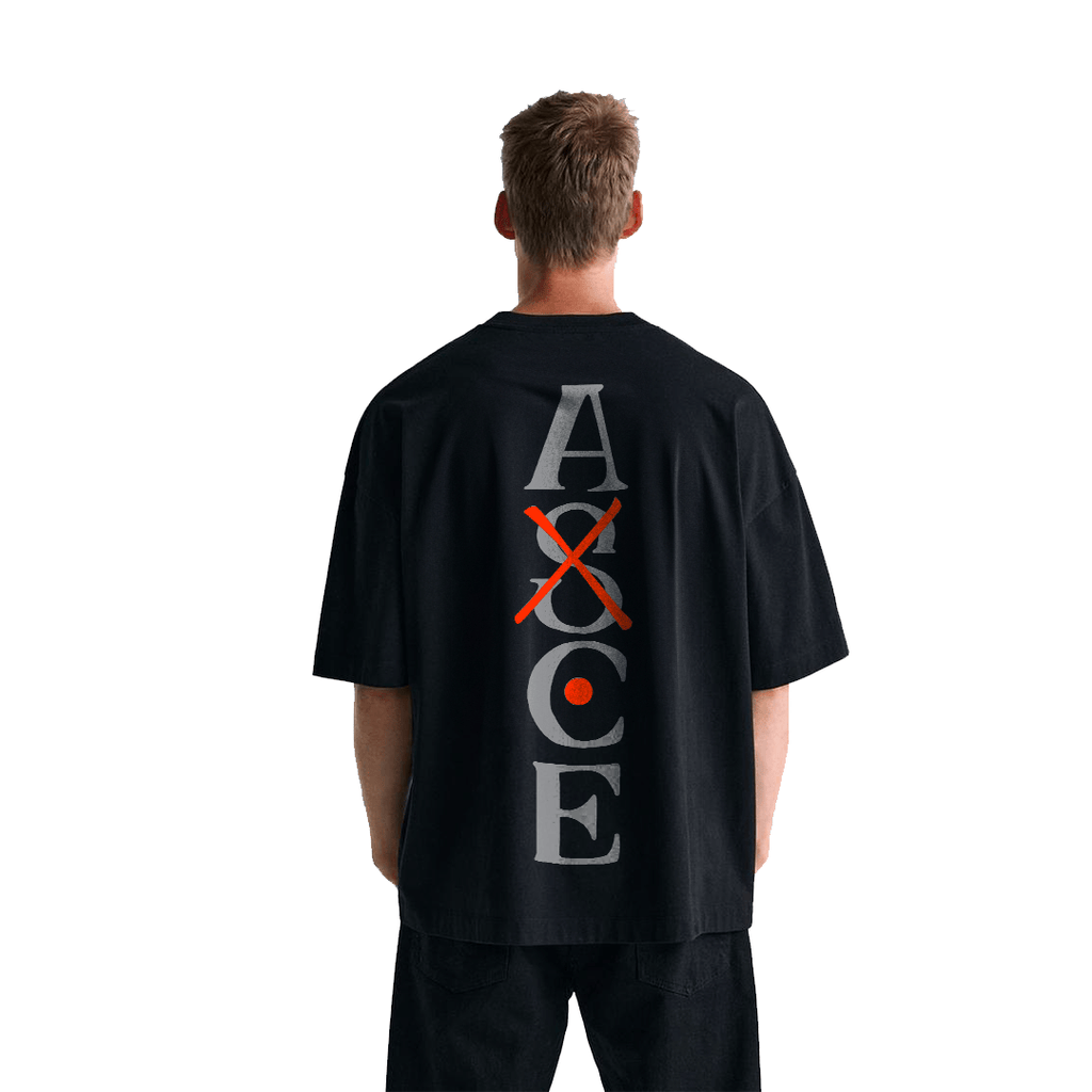 T-shirt Streetwear Flame Rogue Noir