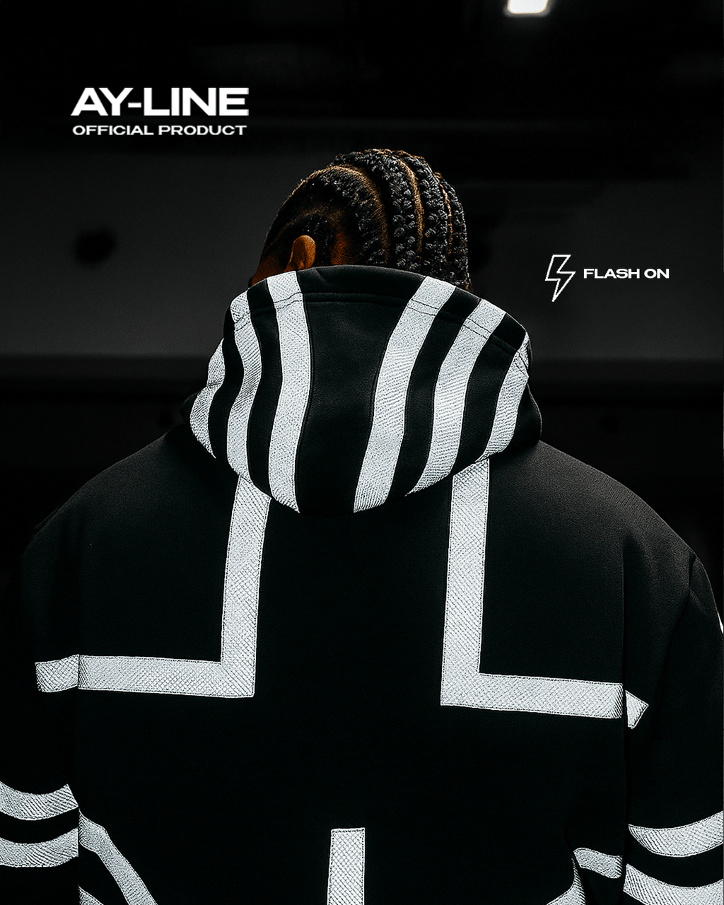 Hoodie Streetwear Réfléchissant 3rd Upper Moon