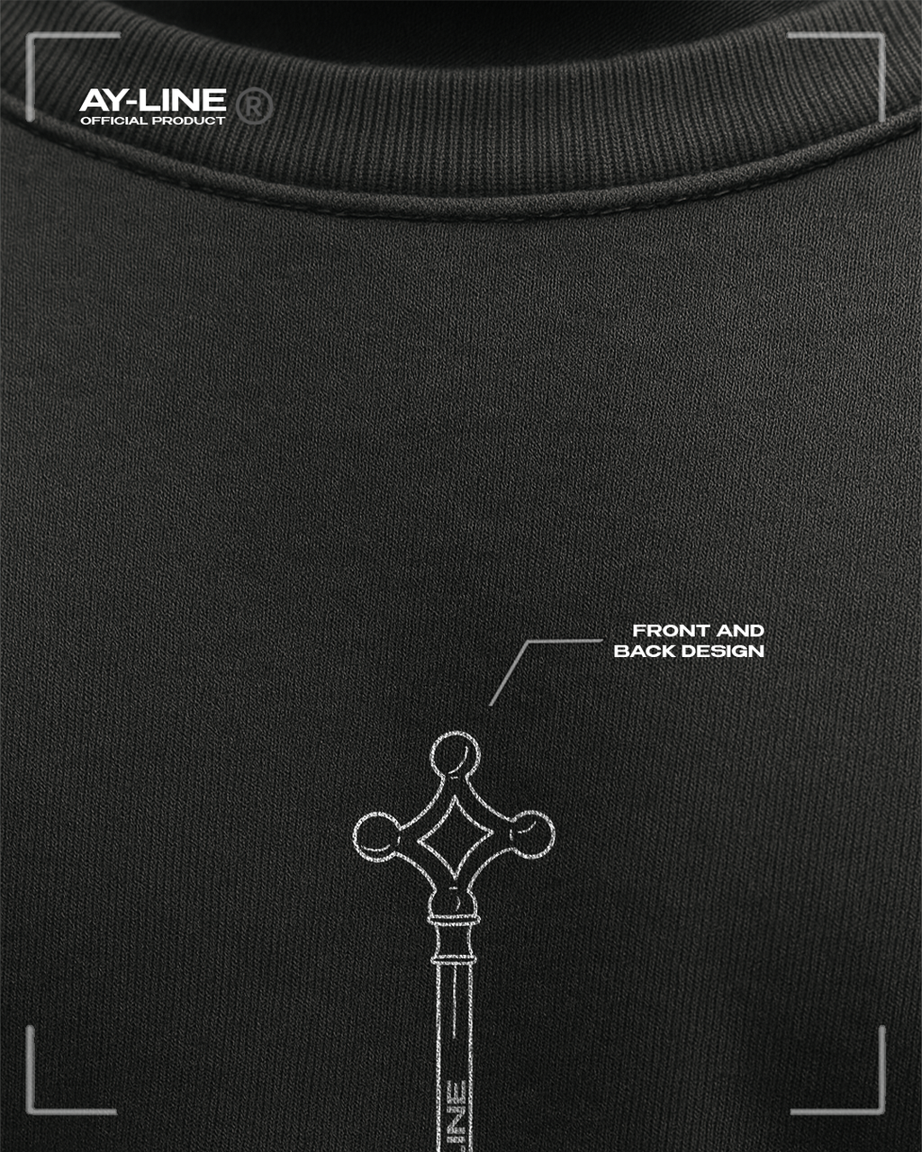 T-shirt Streetwear The Unforgiven Path Gris