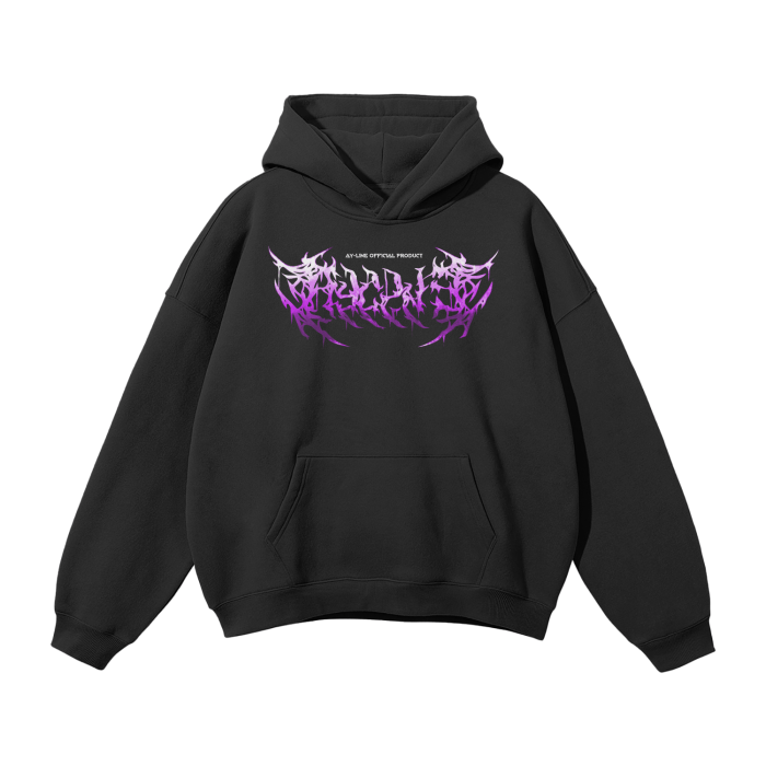 Hoodie Streetwear King Of Curses Noir