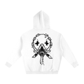 Hoodie Streetwear Masked Outcast White/Grey