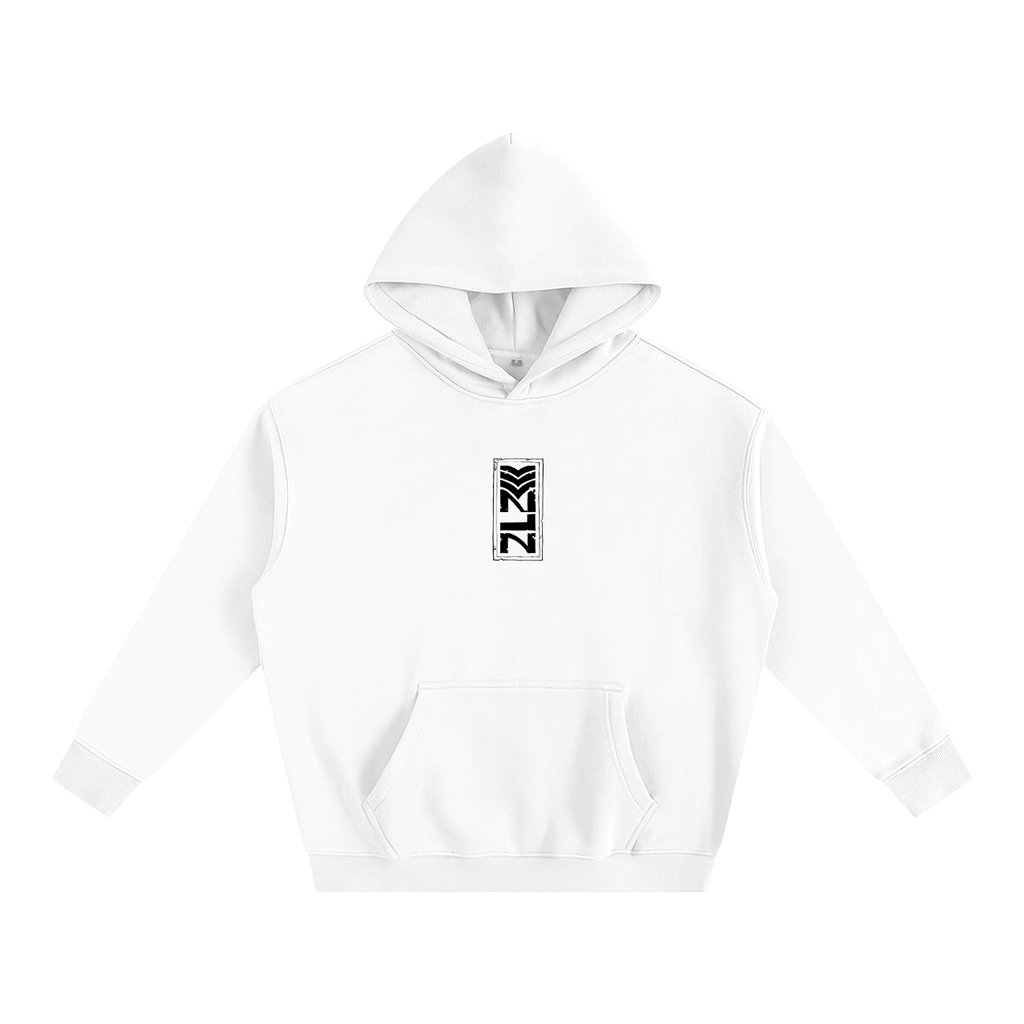 Hoodie Streetwear Masked Outcast White/Grey