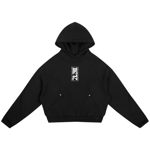 Hoodie Premium Masked Outcast Black