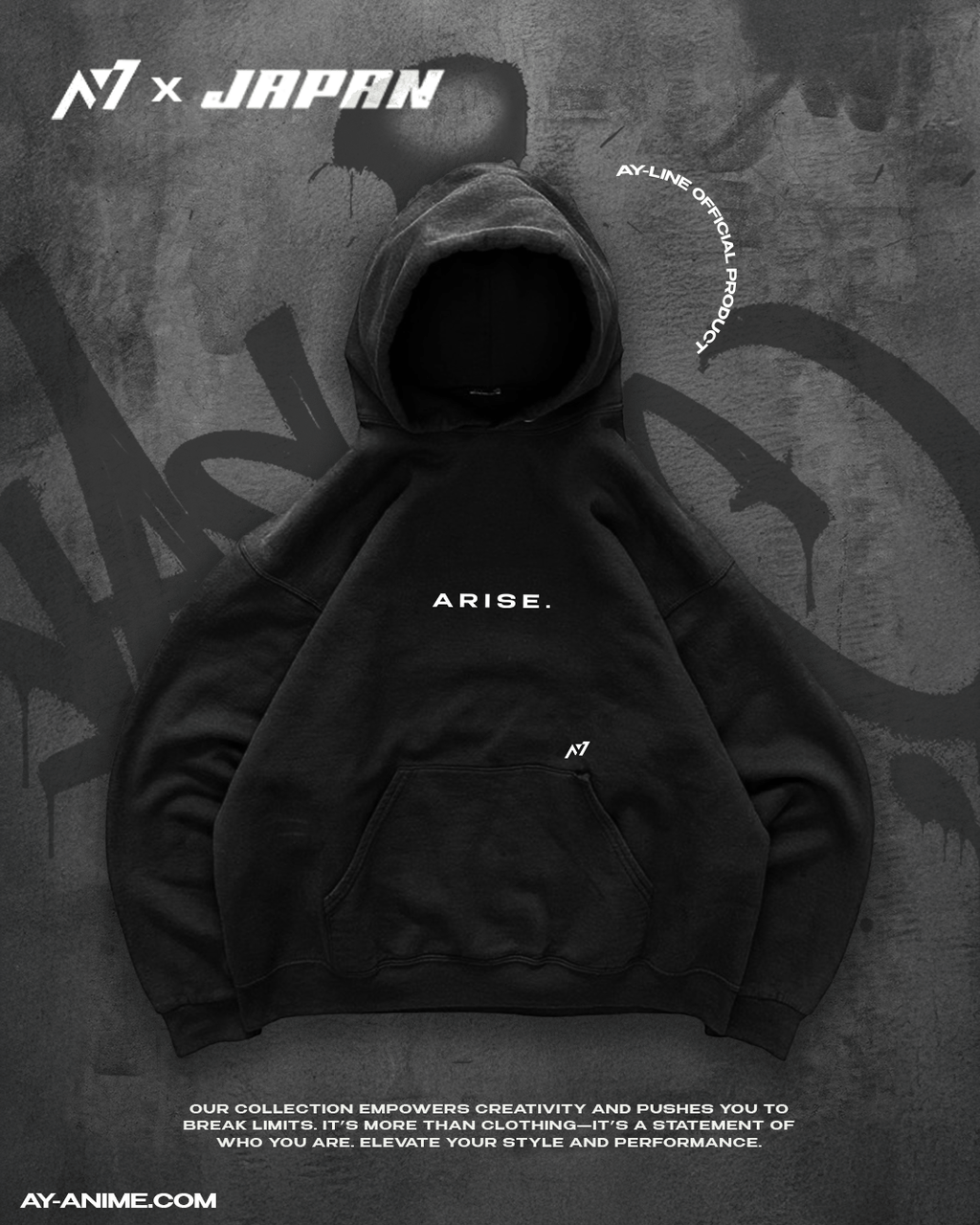 Hoodie Streetwear Shadow Monarch 2.0