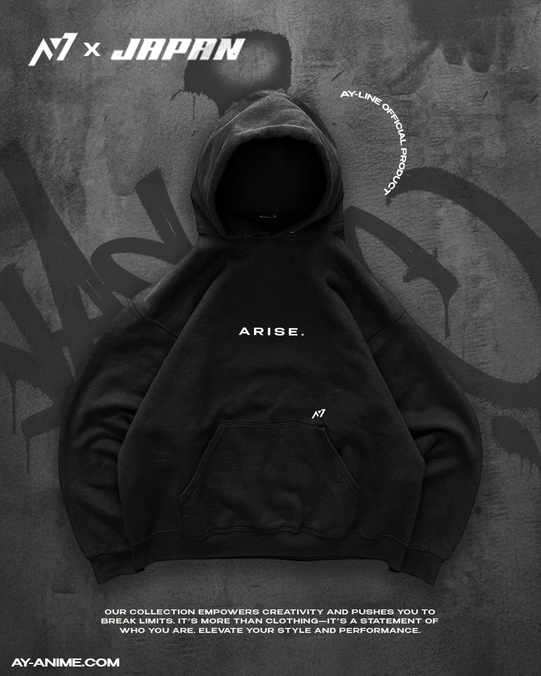 Hoodie Streetwear Shadow Monarch 2.0