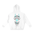 Hoodie Streetwear Monster Uprising Blanc