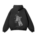Hoodie Streetwear RCT Resurrection Noir et Gris