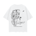 T-shirt Streetwear Cycle of Despair Blanc