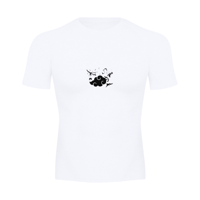 T-shirt de compression Dark Raven 2.0 Blanc