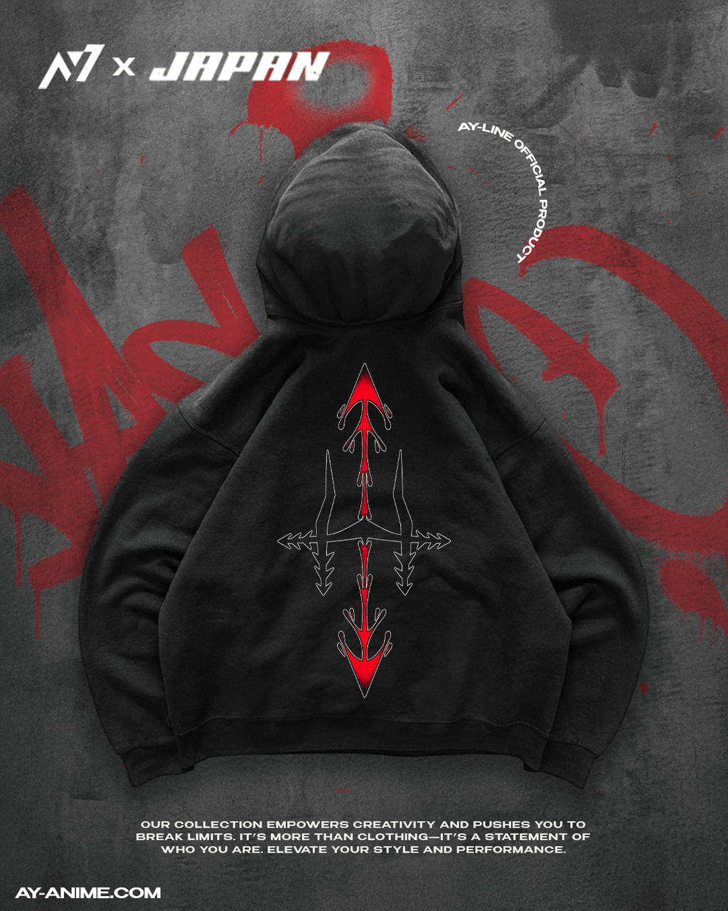Hoodie Streetwear BLOOD.