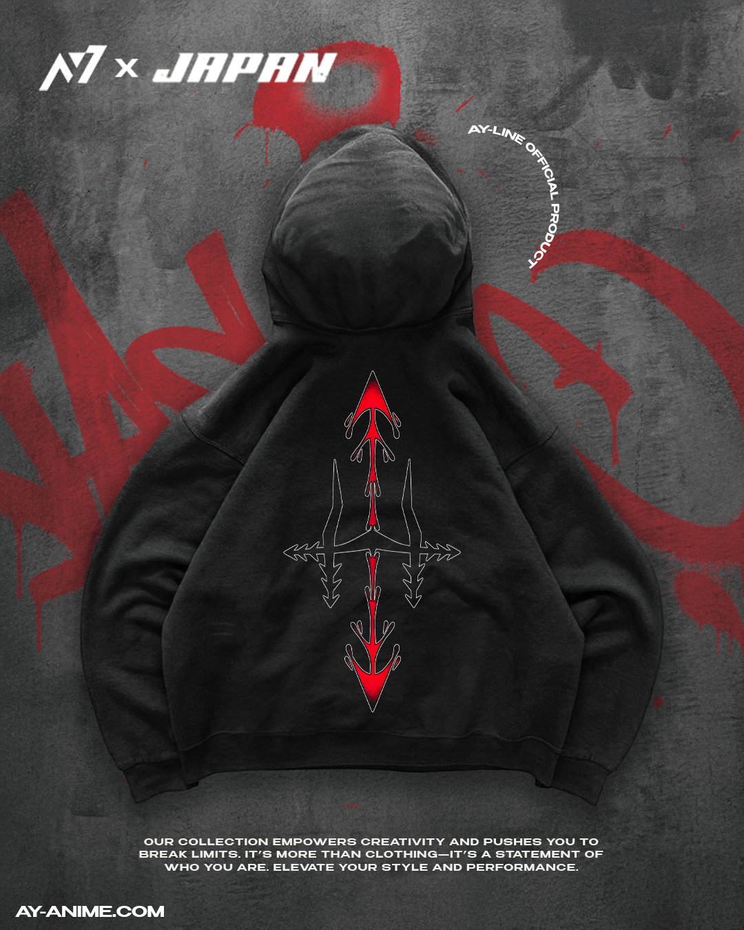 Hoodie Streetwear BLOOD.