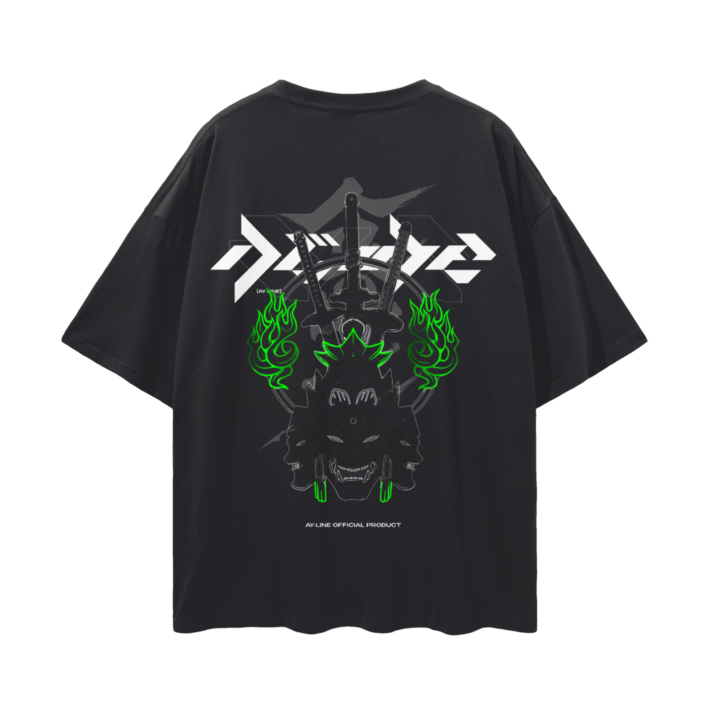 T-shirt Streetwear Wrath Carved