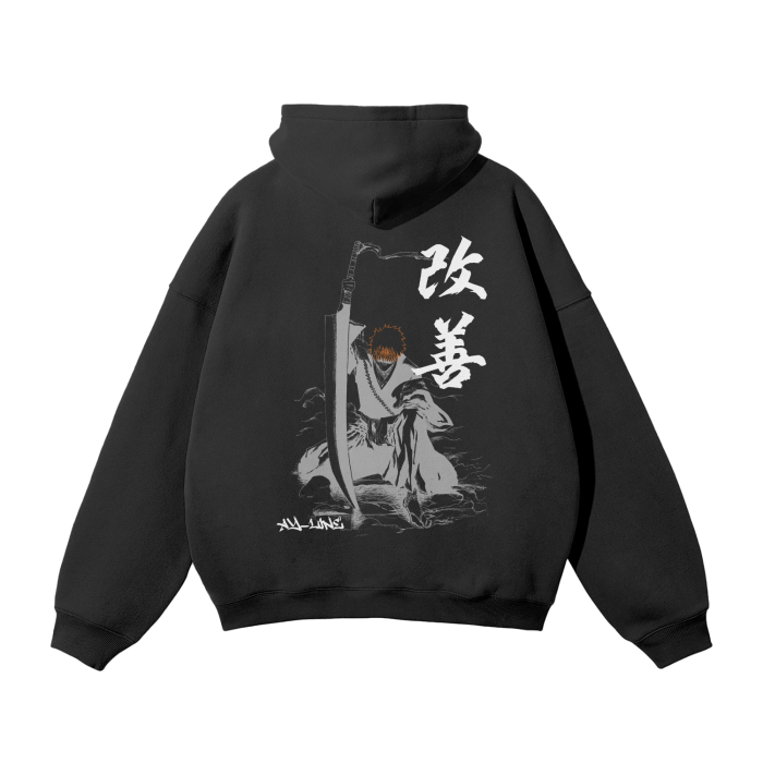 Hoodie Streetwear Blade of Justice Graffiti