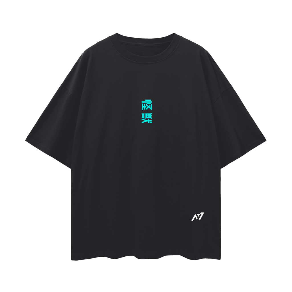 T-shirt Streetwear Kaiju Surge Noir