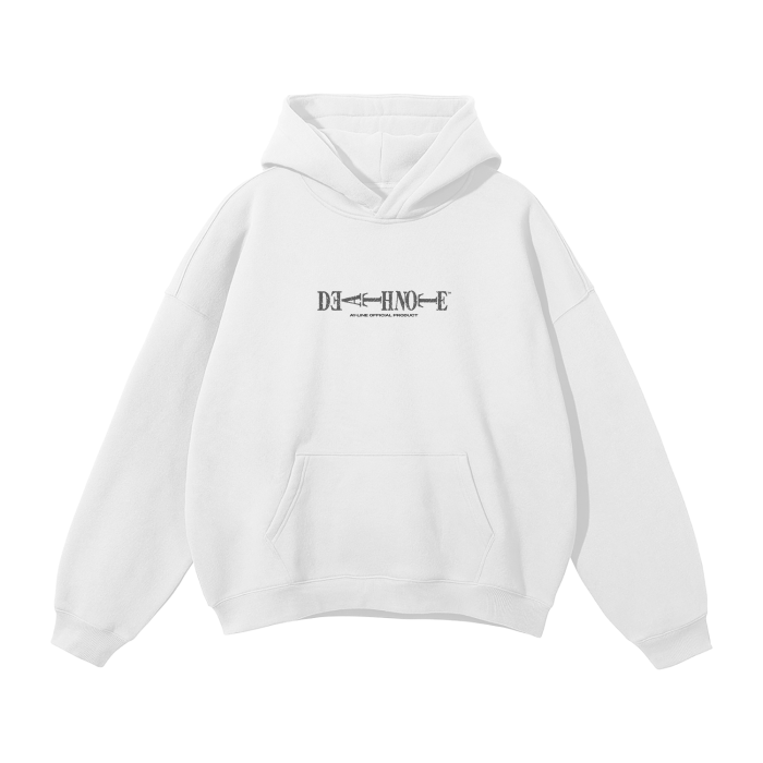 Hoodie Streetwear Genius of the Note Blanc