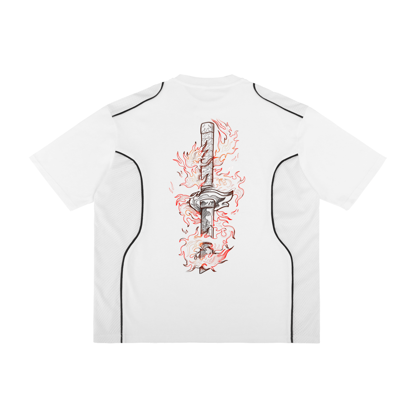 T-shirt Racing Streetwear Fire Hashira
