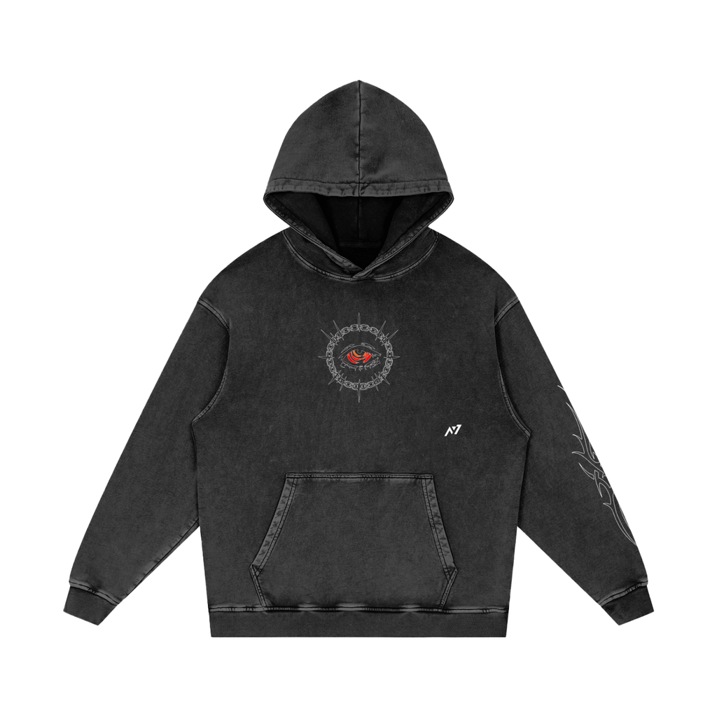 Hoodie Streetwear Grind Ritual Délavé