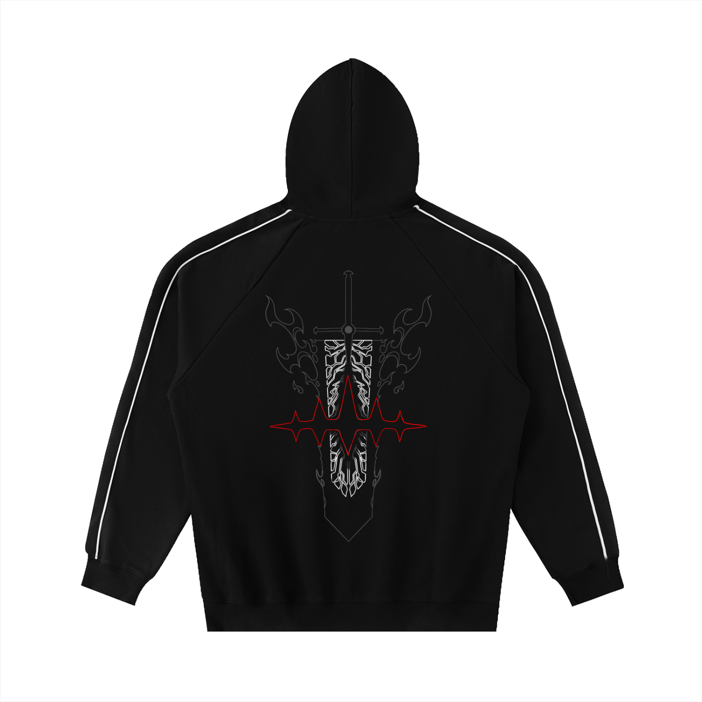Hoodie Rayé Anti Magic
