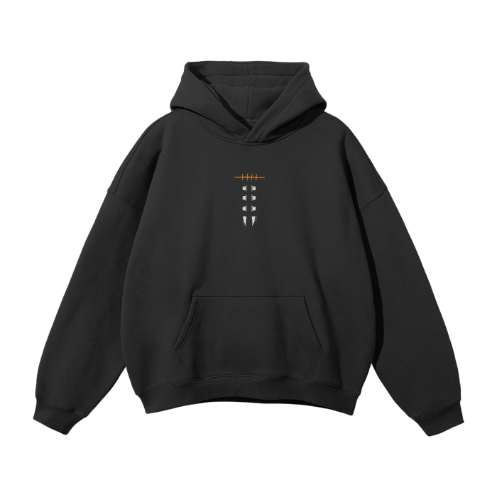 Hoodie Streetwear Cycle of Despair Noir