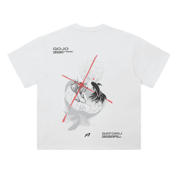 T-shirt Streetwear The Strongest Sorcerer Blanc Heavy Weight