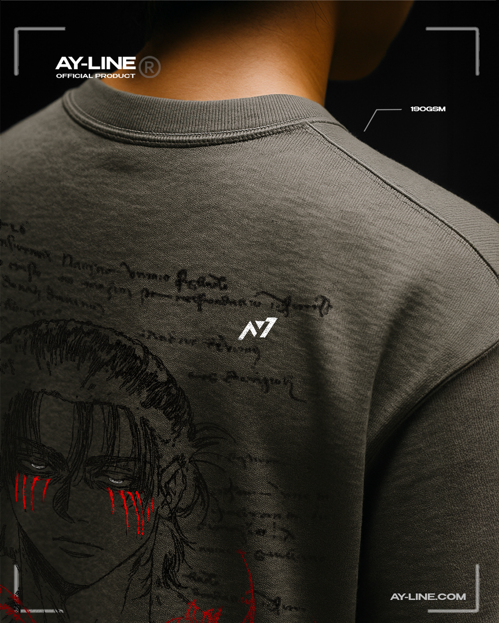 T-shirt Streetwear The Unforgiven Path Gris