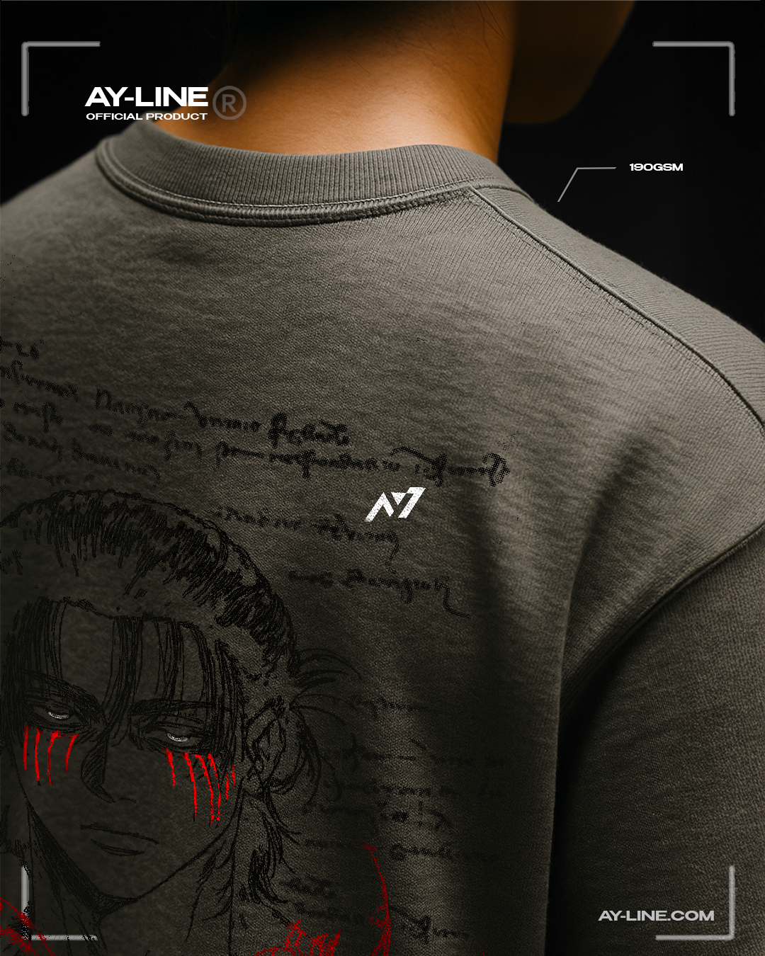 T-shirt Streetwear The Unforgiven Path Gris