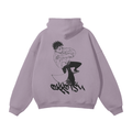 Hoodie Streetwear Cursed Companion Graffiti Violet