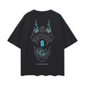 T-shirt Streetwear Monster Uprising Blanc et Noir