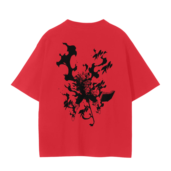 T-shirt Streetwear Grimoire Rise Graffiti Rouge