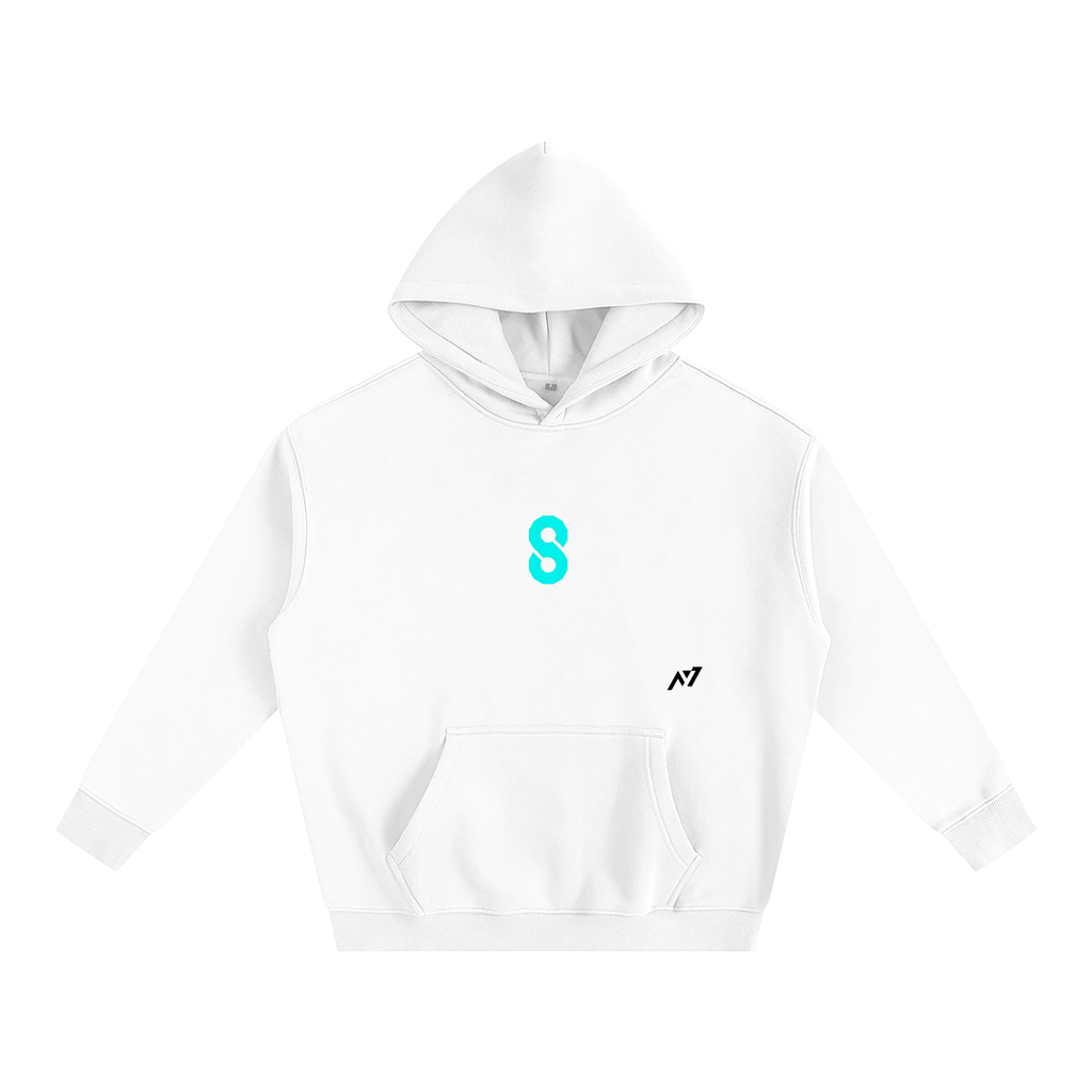 Hoodie Streetwear Monster Uprising Blanc