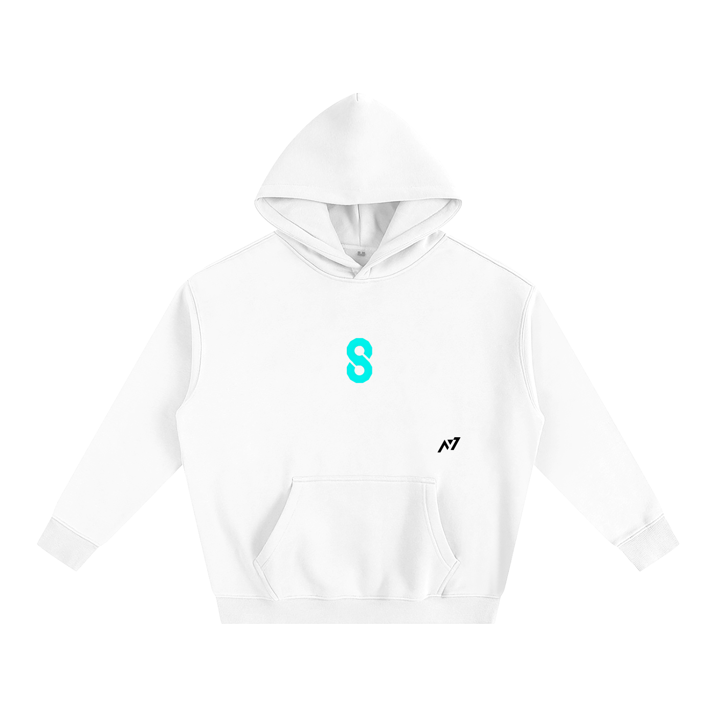 Hoodie Streetwear Monster Uprising Blanc