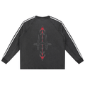 Sweatshirt Rayé Blood Rite