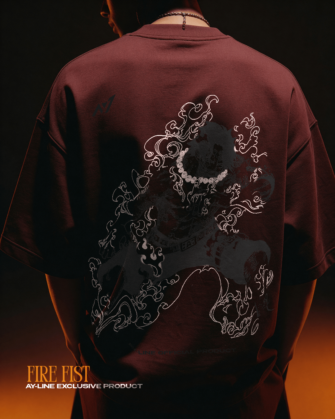 T-shirt Streetwear Fire Fist