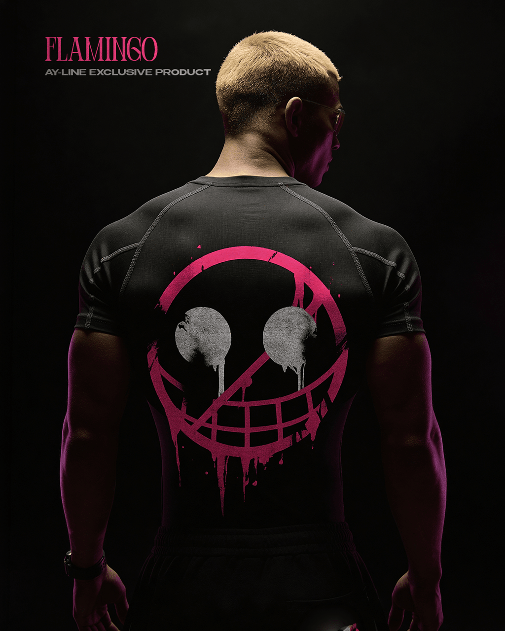 T-shirt de compression Flamingo