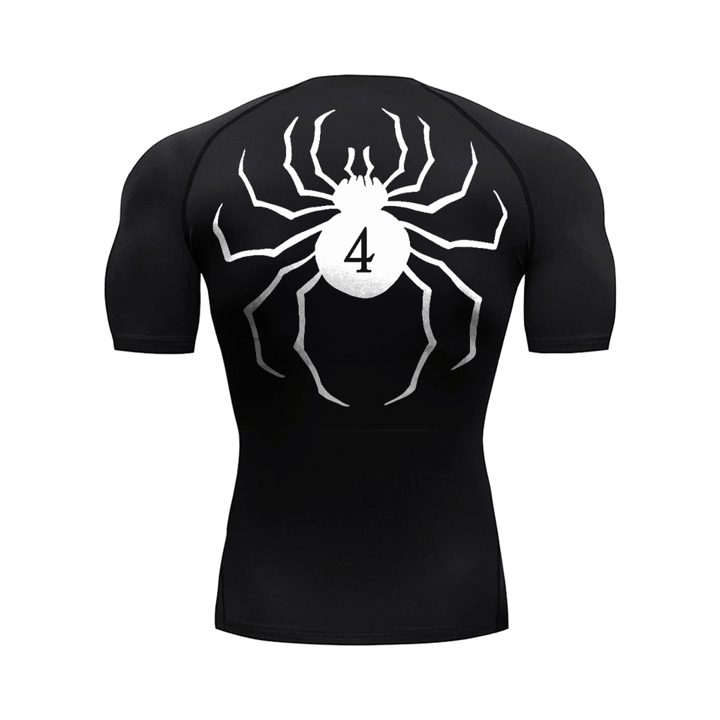 T-shirt de compression Streetwear Phantom Jester Noir