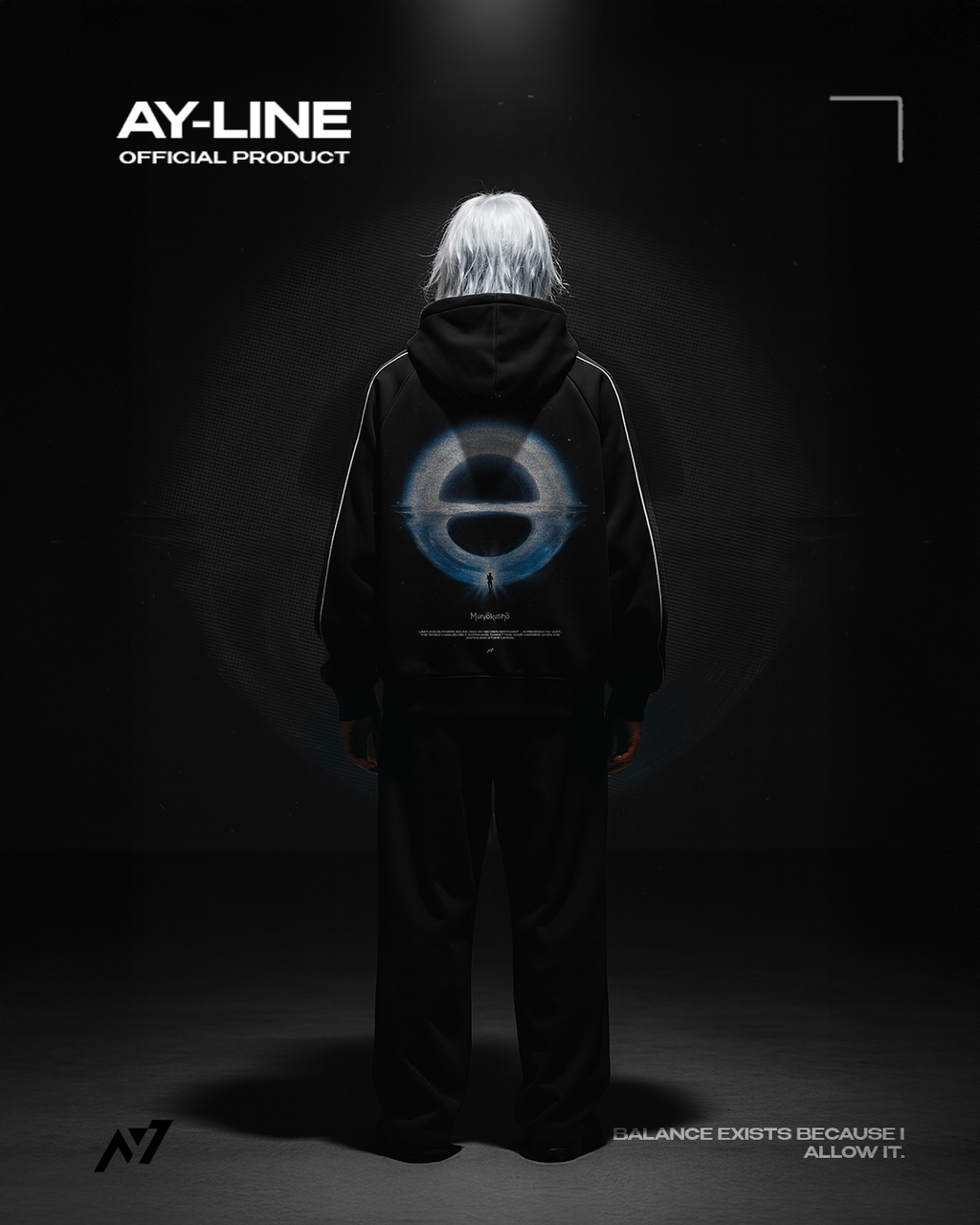 Hoodie Rayé Event Horizon