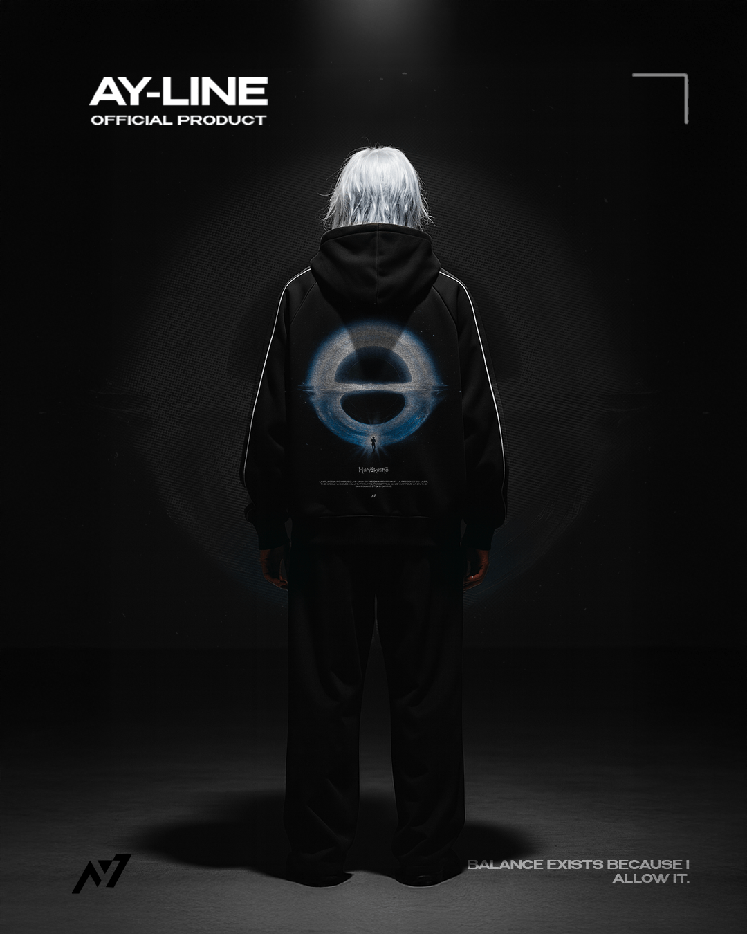 Hoodie Rayé Event Horizon